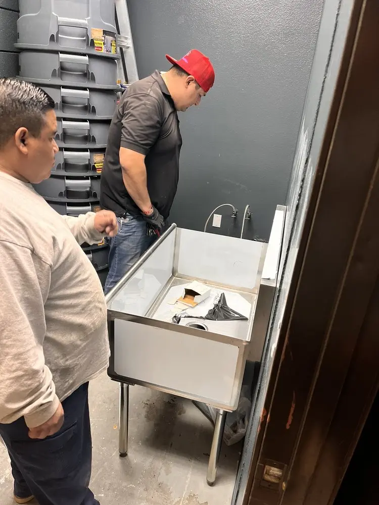 Commercial plumbing and sink installation in Shumaker Crossing